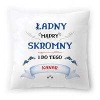 Poduszka Dla Kanara Na Urodziny Prezent Z Nadrukiem Ze Zdjęciem