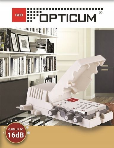 Wzmacniacz Sygnału TV DVB-T FM 1/ 4 wyjścia Antenowy DVB-T 16dB na Arena.pl