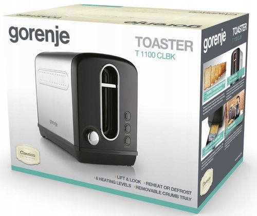 Toster Gorenje T1100CLBK 2 tosty Termostat Retro na Arena.pl