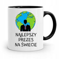 Dla Prezesa Viceprezesa Kubek Czarny Na Prezent Z Nadrukiem Ze Zdjęciem