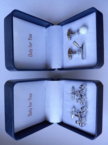 Spinki do mankietów Zestaw do Golfa Kij Putter Piłka HPC dla golfisty +Etui na Arena.pl