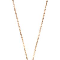 złoty delikatny łańcuszek z regulacja długości 40/43cm