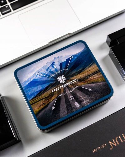 skórzany portfel męski bez zapięcia zewnętrznego - peterson na Arena.pl