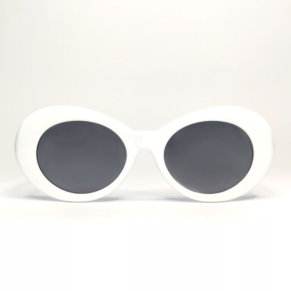 OKULARY PRZECIWSŁONECZNE KURT COBAIN NIRVANA BIAŁE zdjęcie 2