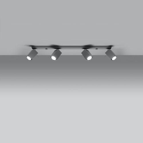 Plafon MERIDA 4L szary na Arena.pl