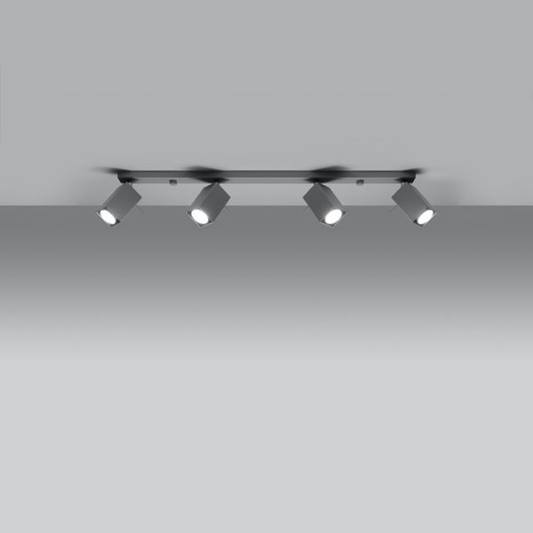 Plafon MERIDA 4L szary zdjęcie 3