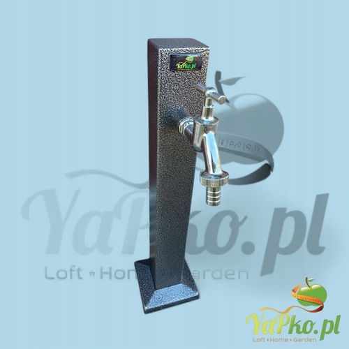 Kran ogrodowy YaPko Mini PRO Antyczne srebro 1/2 wylewka chrom na Arena.pl