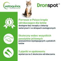Bayer Dronspot Krople Na Robaki I Pasożyty 2x0,35ml
