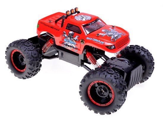 Samochód RC NQD ROCK CRAWLER KING 1:12 USB czerwon zdjęcie 1