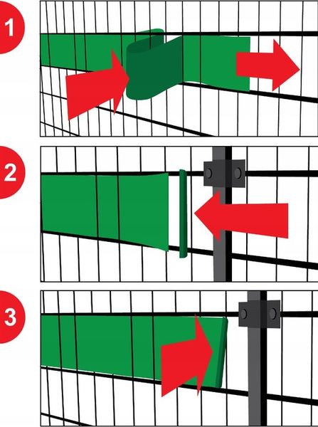 Taśma NA PŁOT ogrodzeniowa TRAWAŁA SOLIDNA DŁUGA zdjęcie 7