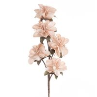 Sztuczna gałązka z drobnymi kwiatami 62 cm jasnoróżowa komplet 6 szt