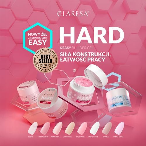 Claresa Żel budujący Hard&easy builder gel clear 45g na Arena.pl