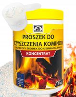 ŚRODEK PROSZEK DO CZYSZCZENIA KOMINA PIECA USUWANIA SADZY ZESTAW HANSA 1kg