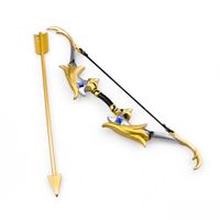 Łuk Hamayumi | Metal | 17 cm | Brelok | Genshin Impact