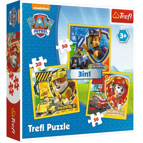 Trefl Puzzle 3w1 Marshall Rubble i Chase na Arena.pl