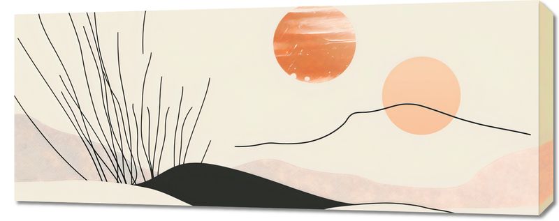 Obraz 100x40cm Miękkie Wzgórze zdjęcie 1