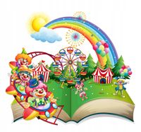 FOTOTAPETA dziecięca MIASTECZKO TĘCZA 200x130