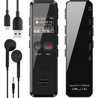 SZPIEGOWSKI DYKTAFON CYFROWY 64GB 1536KBPS WAV/MP3