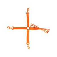 Smycz treningowa 3w1 z karabińczykami 140cm