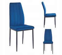 krzesło k12-fx velvet niebieskie