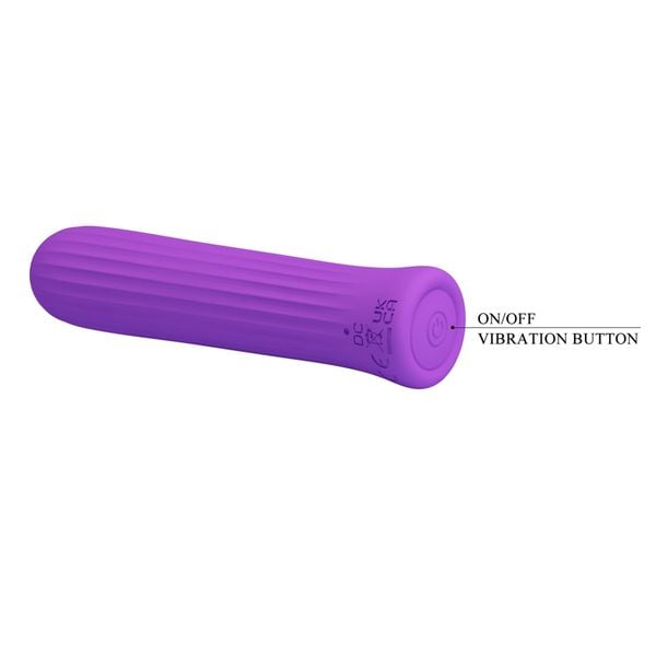 PRETTY LOVE - Blanche Dark Purple, 12 vibration functions Memory function zdjęcie 7