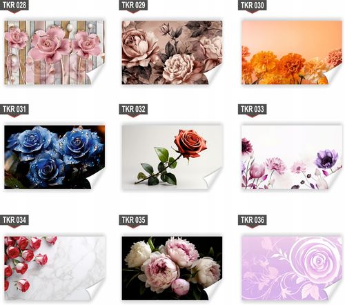 Fototapeta PREMIUM STRUKTURA ZMYWALANA NA WYMIAR piękne niebieskie róże na Arena.pl