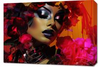 Obraz 70x50cm Kwiecista Diva