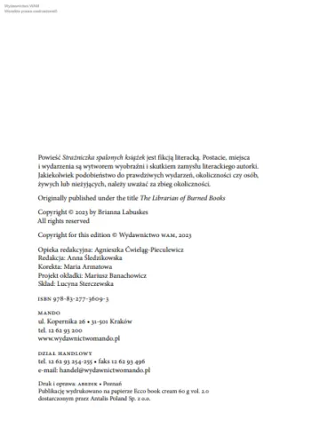 Strażniczka spalonych książek na Arena.pl