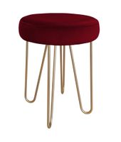 Taboret Venus HAIRPIN noga złota MG31