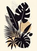 Plakat 20,5x28,4cm Tropikalny Raj