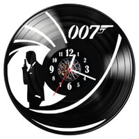 Zegar ścienny z płyty winylowej James Bond 1307.14