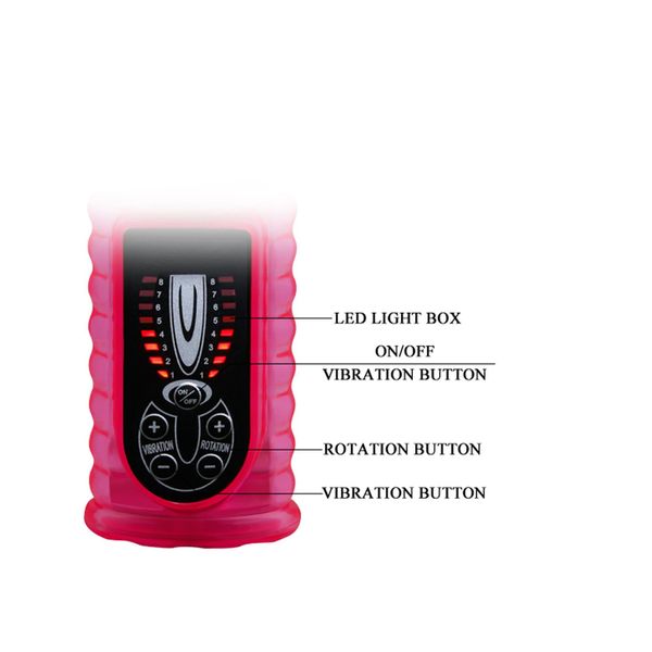 Baile- Pleasurizer Legend Toyz, 8 Vibration Functions 8 Rotation Functions zdjęcie 9