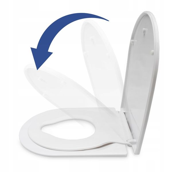 DESKA SEDESOWA KLOZETOWA WOLNOOPADAJĄCA Z WBUDOWANĄ NAKŁADKA DLA DZIECI 2w1 zdjęcie 6