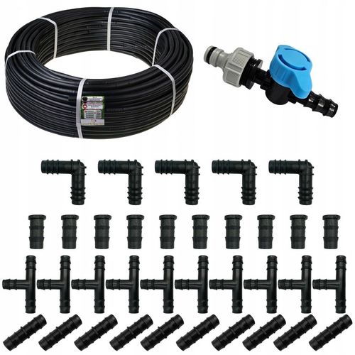 LINIA KROPLUJĄCA NAWADNIANIE KROPELKOWE 25m + 37 EL WĄŻ KROPELKUJĄCY na Arena.pl