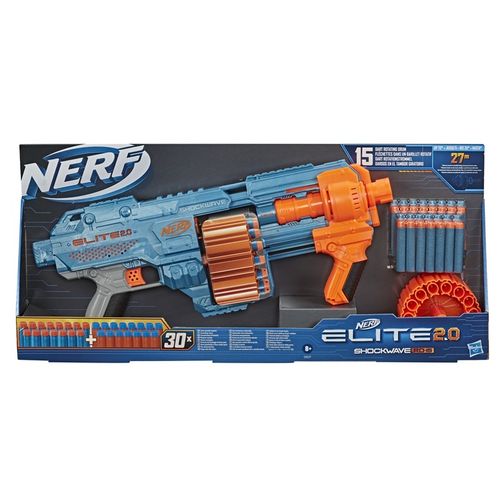 PISTOLET NERF KARABIN ELITE 2.0 KARABIN SHOCKWAVE RD-15 E9527 + 30 STRZAŁEK na Arena.pl