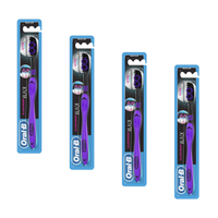 Oral-B Allrounder Black Szczoteczka manualna do zębów zestaw 4szt