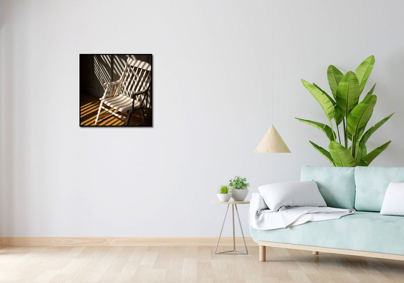 Plakat 60x60cm Krzesło w Cieniu zdjęcie 4