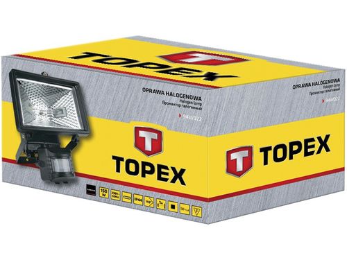 Reflektor Halogenowy + Sensor Czarny 150W na Arena.pl