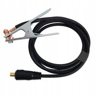 PRZEWÓD SPAWALNICZY MASOWY 5M 200A MASA 25mm KABEL MASOWY MAŁY WTYK