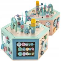 MERKAN Kostka Edukacyjna Sorter Pętla Motoryczna Interaktywna Dla Dziecka