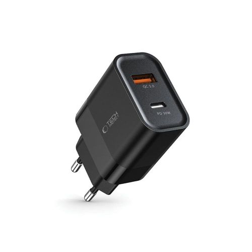tech-protect c30w 2-port network charger pd30w/qc3.0 black na Arena.pl