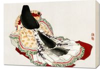 Obraz 70x50cm A Lady in a Kimono, Bairei Japoński Vintage do Salonu