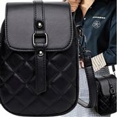 Damska Torebka Skórzana Na Ramię Listonoszka Crossbody Boho Na Telefon