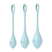 satisfyer yoni power 2 - zestaw kul do ćwiczeń mięśni miednicy, czarny
