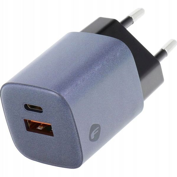 Szybka ładowarka sieciowa USB-C USB-A QC PD 33W Forcell kostka do ładowania zdjęcie 3