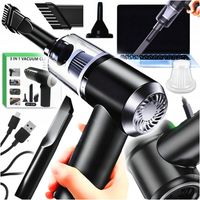 ODKURZACZ MINI + DMUCHAWA MAŁY RĘCZNY BEZPRZEWODOWY 2w1 MOCNY PREZENT