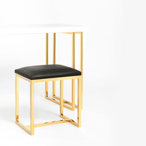 Taboret Agnes biały na Arena.pl