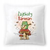 Poduszka Dla Barmana Na Urodziny Prezent Z Nadrukiem Ze Zdjęciem