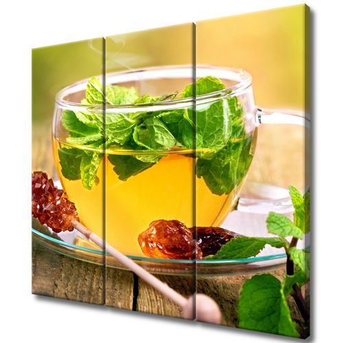 Obraz Płótno 90X80 Herbatka Miętowa na Arena.pl