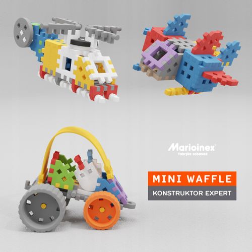 MINI WAFFLE KONSTRUKTOR EXPERT 501EL 3+ MARIOINEX na Arena.pl